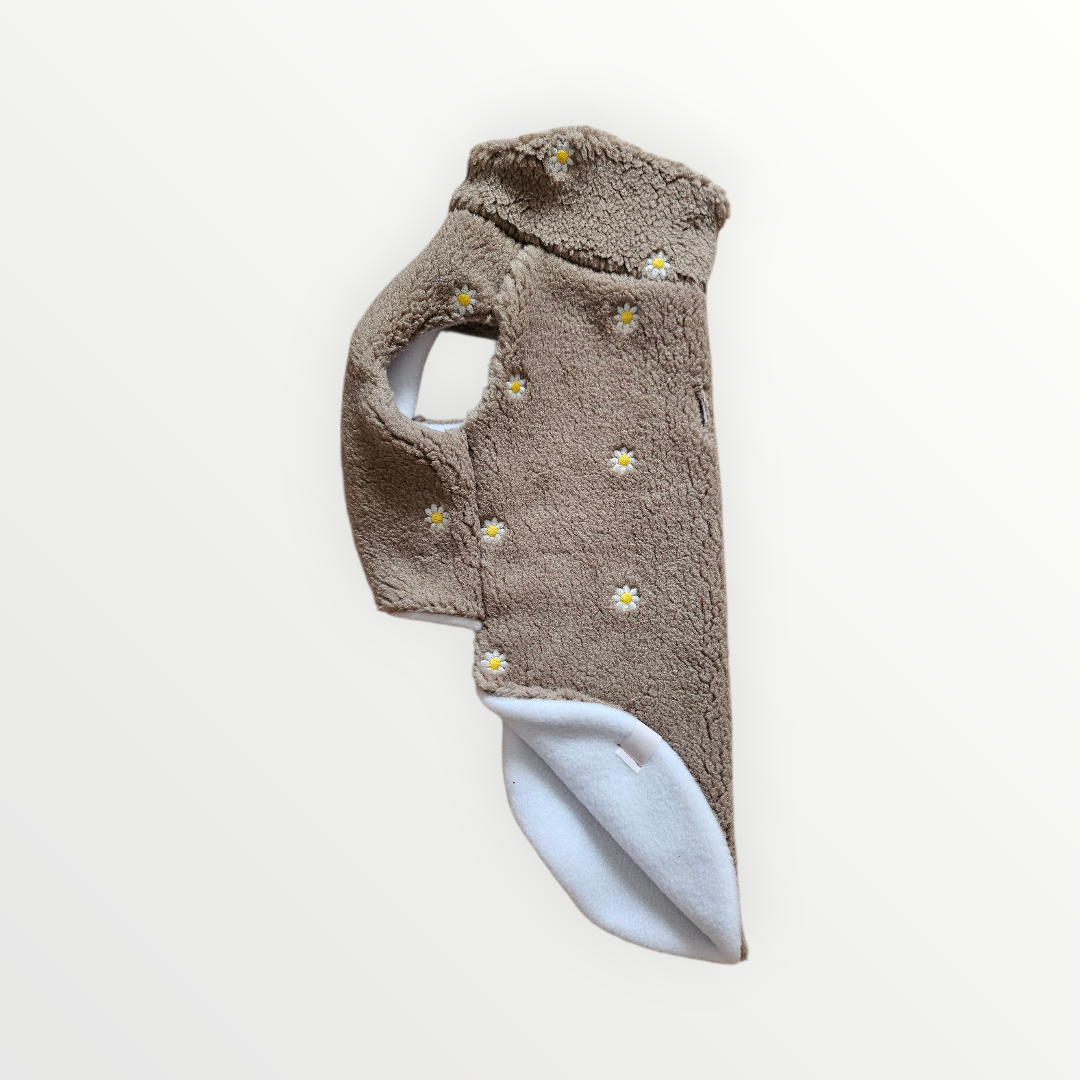 Hundepullover aus Teddystoff mit Fleece-Futter - special edition