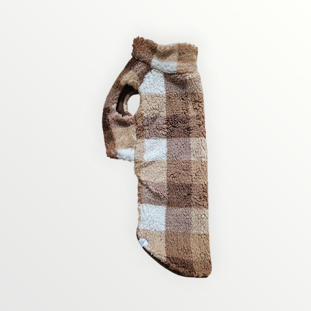 Hundepullover aus Teddystoff mit Fleece-Futter - special edition