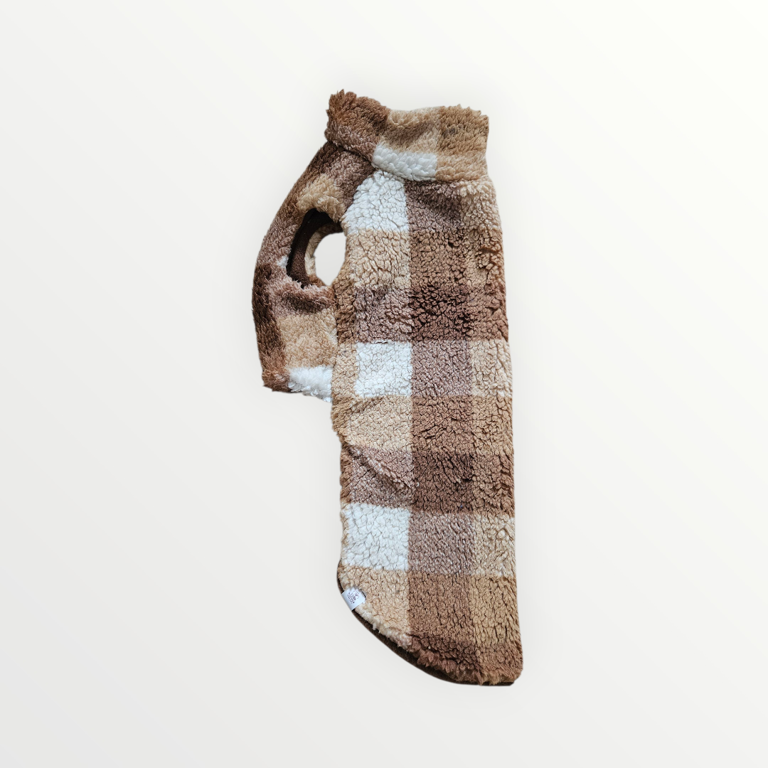 Hundepullover aus Teddystoff mit Fleece-Futter - special edition