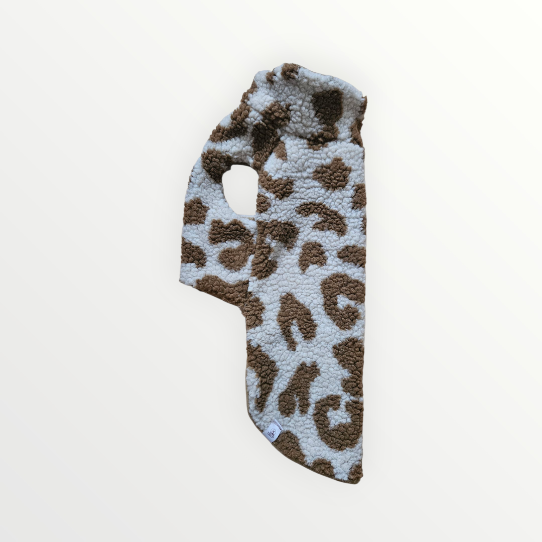 Hundepullover aus Teddystoff mit Fleece-Futter - special edition