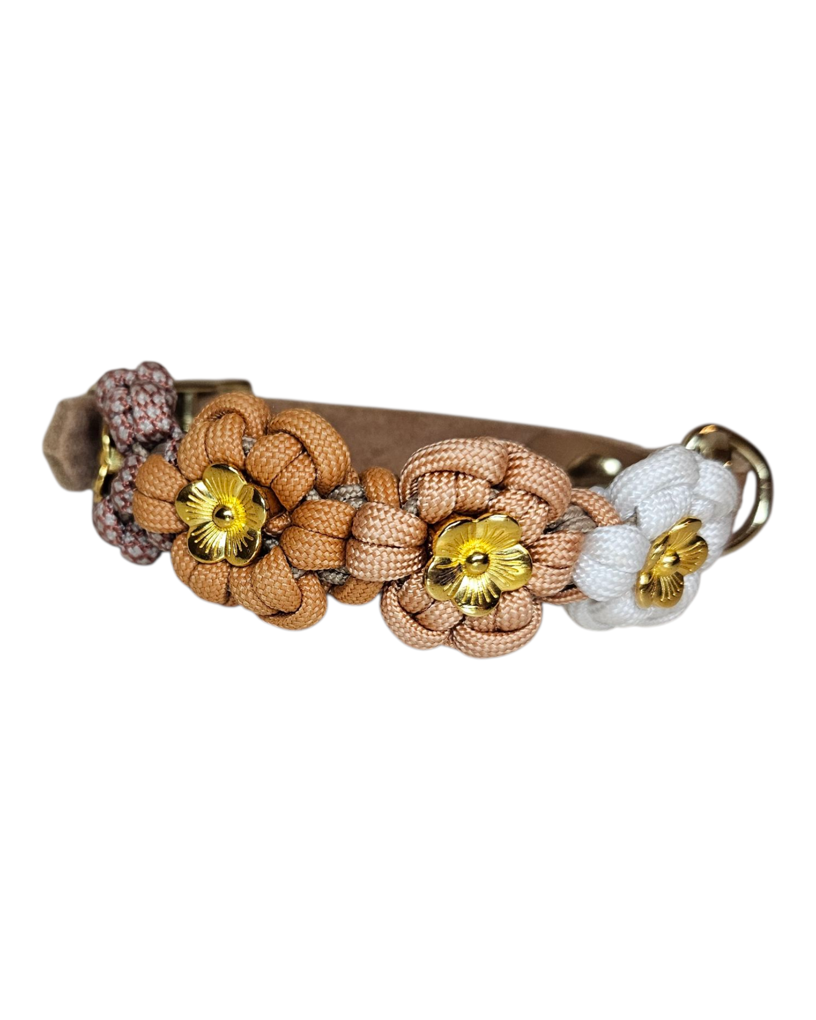 Hundehalsband Paracord Blumen