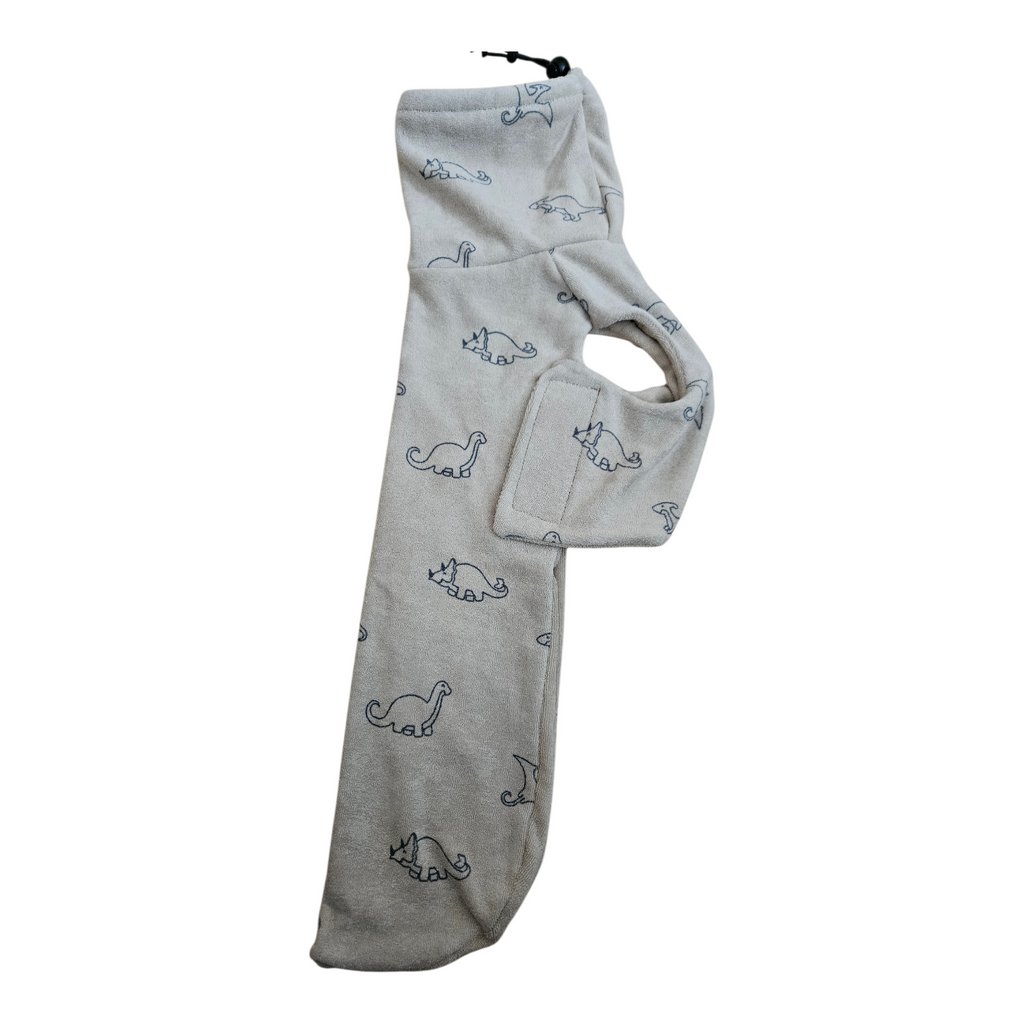 Hunde-Bademantel Frottee - Dinos