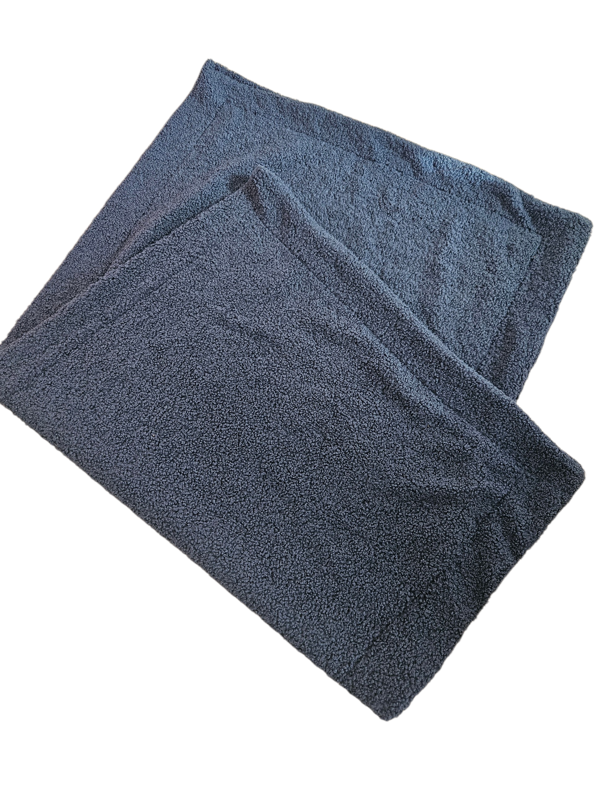 Decke Marine Blau ca 53x95