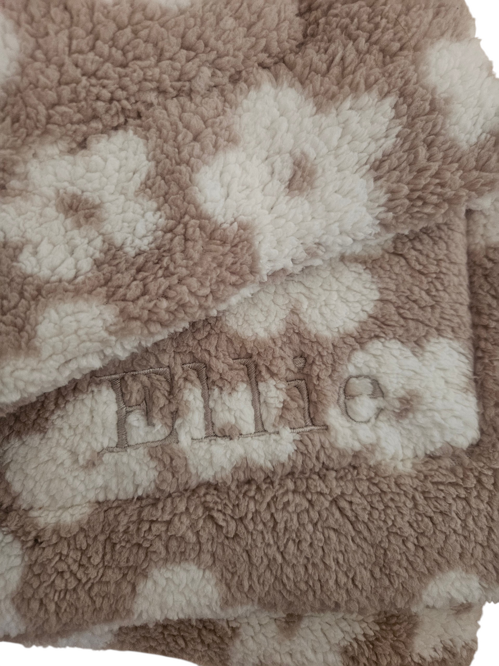 Decke Teddyflausch Blume