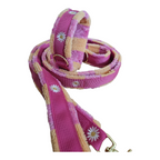 Halsband & Leine Pink/Orange