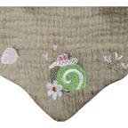 Matcha-Biskuitrolle Halstuch