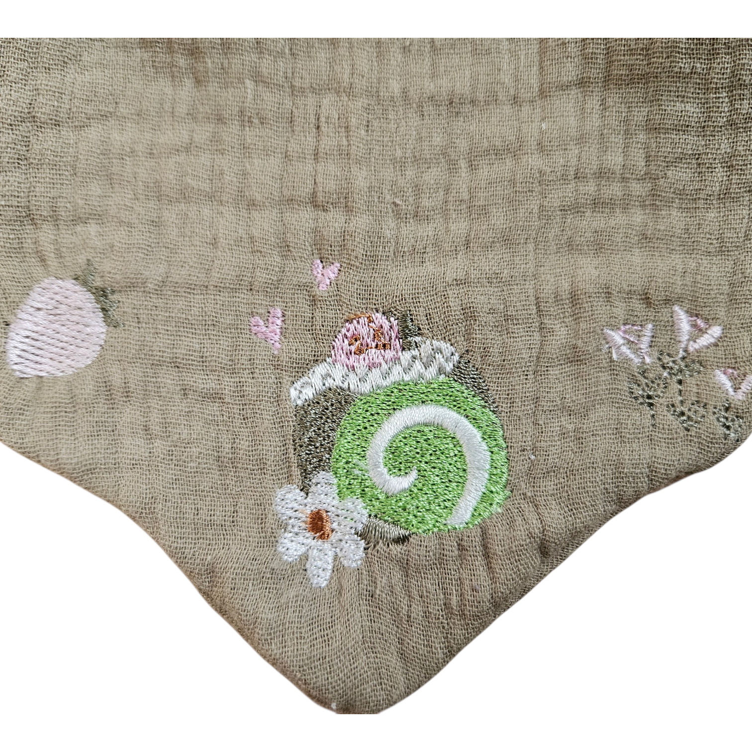 Matcha-Biskuitrolle Halstuch