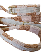 Halsband & Leine Braun/Beige
