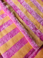 Decke Bambusfrottee Pink/Orange