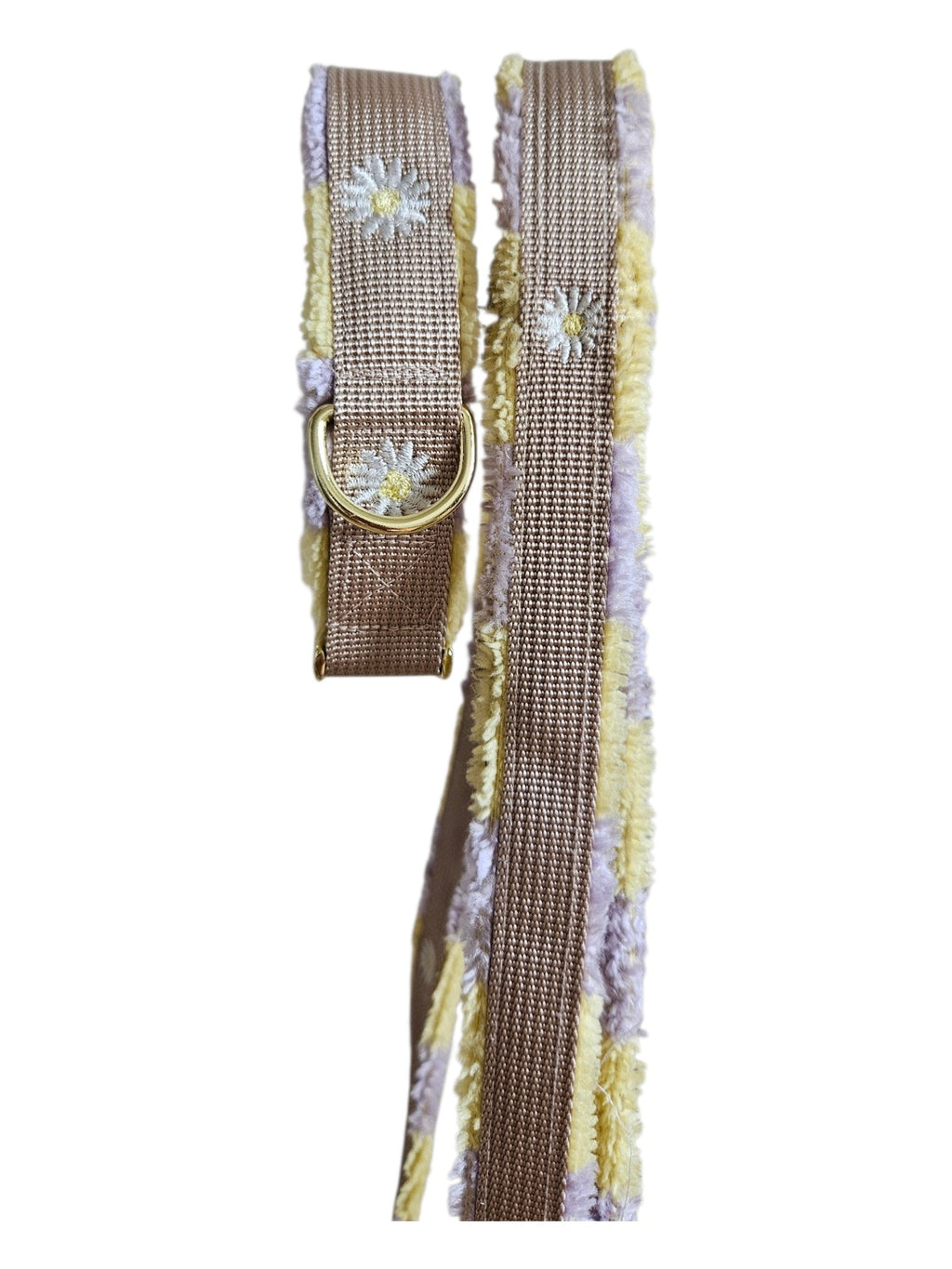 Halsband & Leine Gelb/Lilac