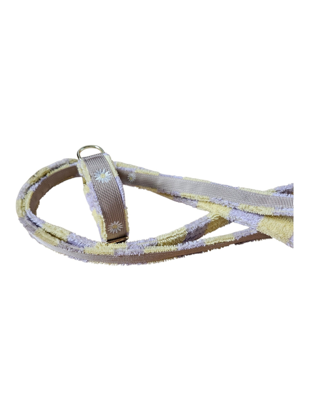 Halsband & Leine Gelb/Lilac