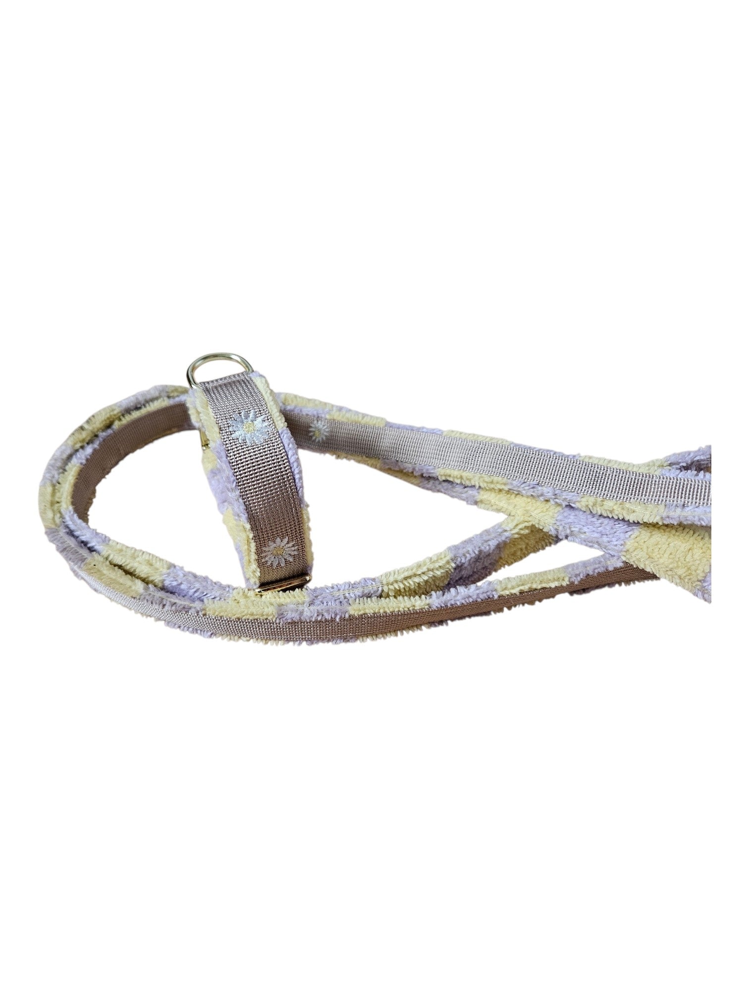 Halsband & Leine Gelb/Lilac