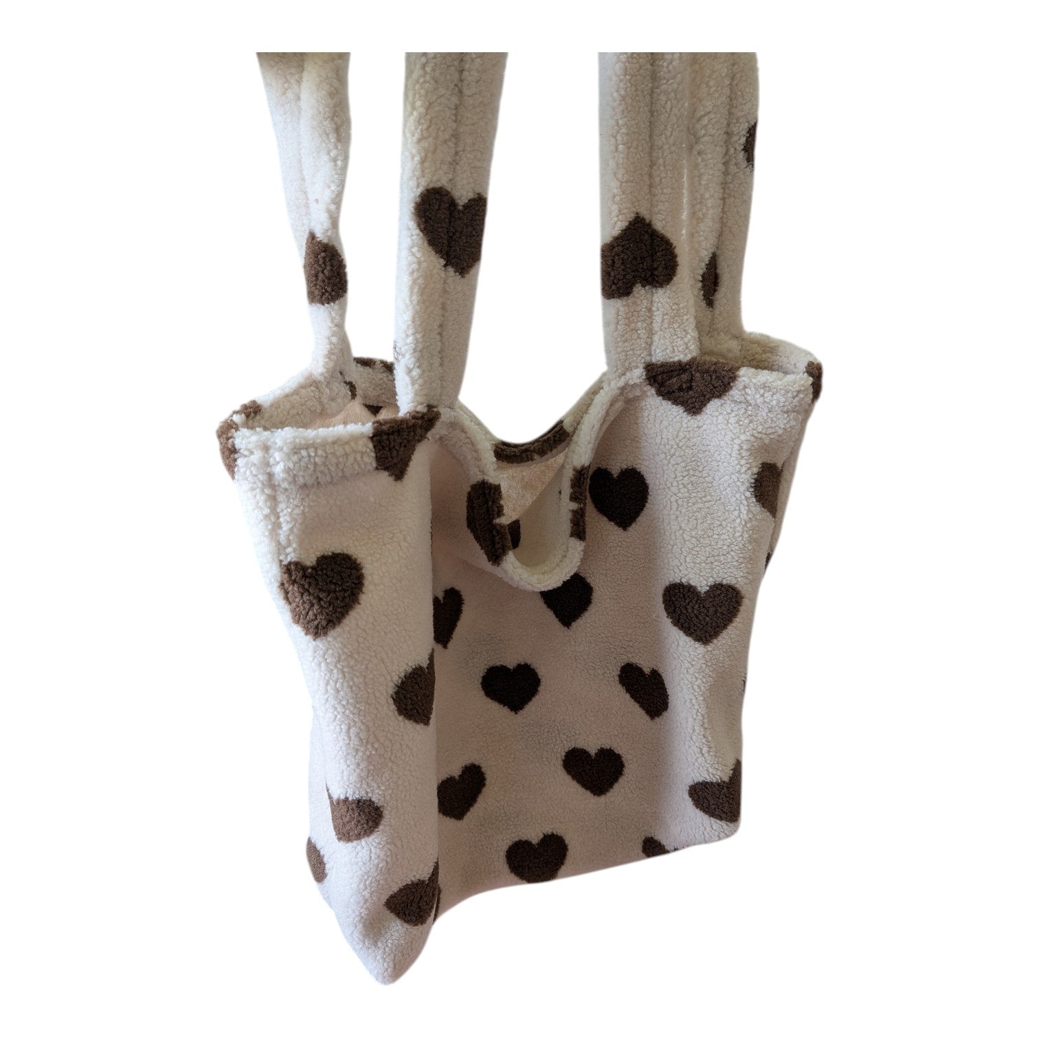 Dog-Mom-Bag | Shopper - Herzen Braun