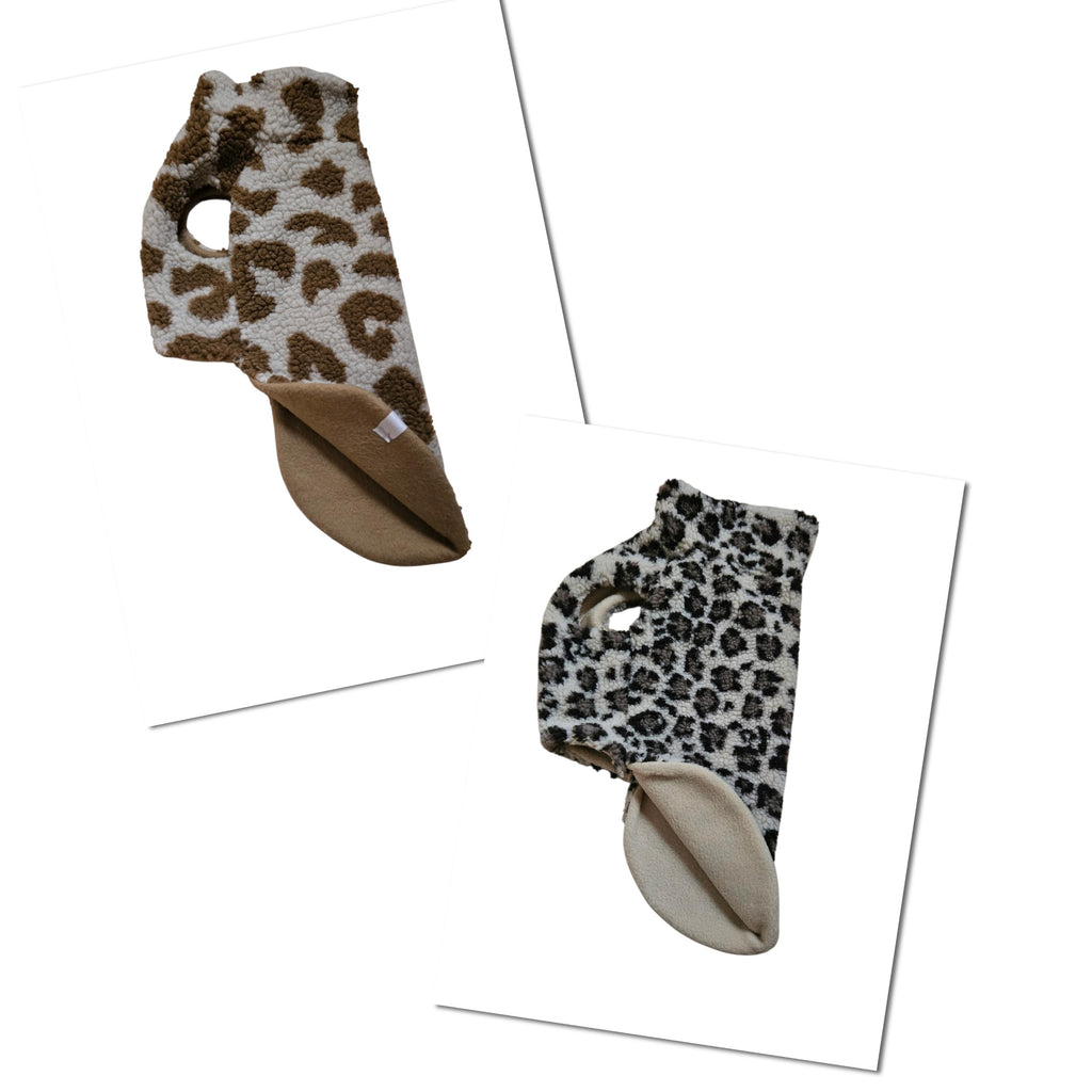 Hundepullover aus Teddystoff mit Fleece-Futter - Leo edition